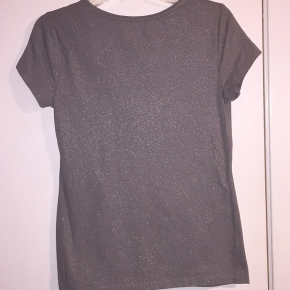 Gorgeous Glitter Blouse Silver - Picture 6 of 7